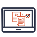 Translation-Icon MT Translation for Pre-Production Searchability